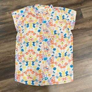 Entro Multicolor Geometric Print Dress